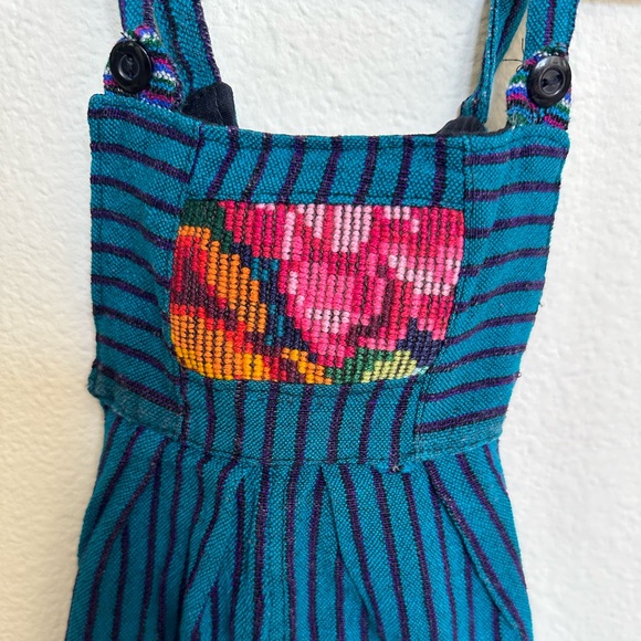 GUC Adorable handmade Embroidery Mexican Romper - Picture 2 of 5